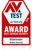 avtest award 2016 best android security bitdefender