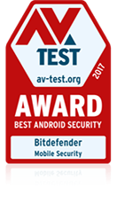 avtest award 2017 best android security bitdefender ms